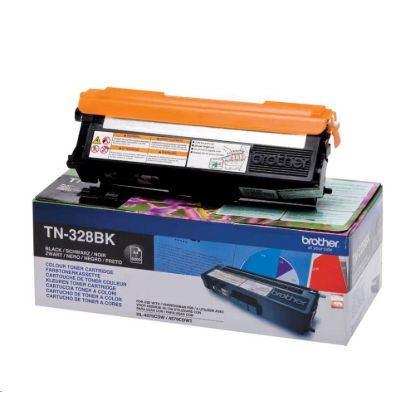 Obrázek BROTHER Toner TN- 328BK černá pro HL4570CDW