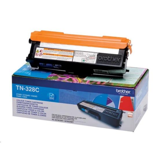 Obrázek BROTHER Toner TN- 328C azurový pro HL4570CDW