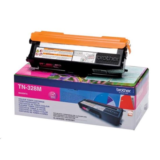 Obrázek BROTHER Toner TN- 328M purpurový pro HL4570CDW