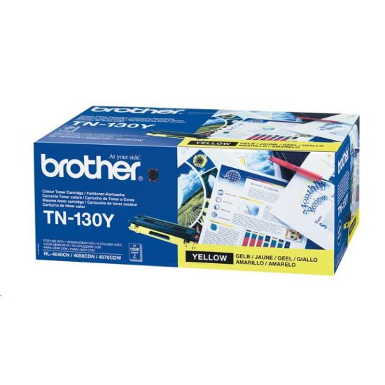 Obrázek BROTHER Toner TN-130Y žlutý pro HL-4040CN/4050DN/4070CW, DCP-9040CN - cca 1500stran