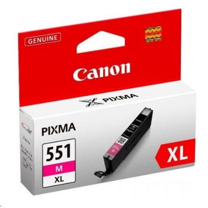Obrázek Canon CARTRIDGE CLI- 551M XL purpurová pro Pixma iP, Pixma iX, Pixma MG a Pixma MX 6850, 725x, 925, 8750 (680 str.)