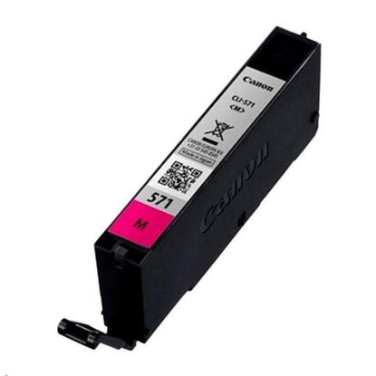Obrázek CANON CARTRIDGE CLI- 571 M purpurová pro PIXMA MG575x, MG685x, MG775x, TS505x, TS605x, TS805x (297 str.)
