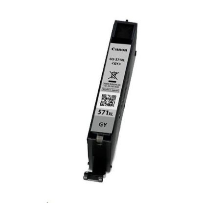 Obrázek CANON CARTRIDGE CLI- 571GY XL šedá pro PIXMA MG575x, MG685x, MG775x, TS505x, TS605x, TS805x, TS905x (3350 str.)