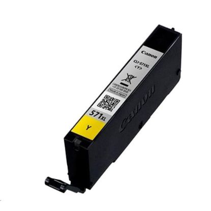 Obrázek CANON CARTRIDGE CLI- 571XL Y žlutá pro PIXMA MG575x, MG685x, MG775x, TS505x, TS 605x, TS805x (715 str.)