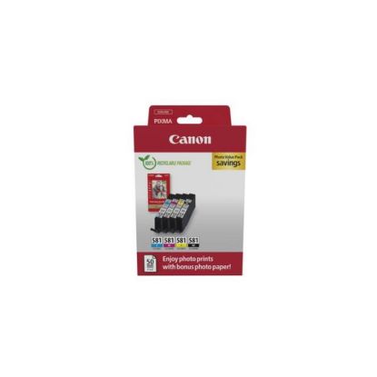 Obrázek Canon CARTRIDGE CLI- 581 BK/ C/ M/ Y PHOTO VALUE pro PIXMA TS615x, 625x, 635x, 815x, 825x ( 200 str.)