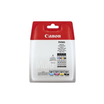Obrázek Canon CARTRIDGE CLI- 581 C/ M/ Y/ BK MULTI- PACK pro PIXMA TS615x, TS625x, TS635x, TS815x, TS825x, TS835x, TS915x…