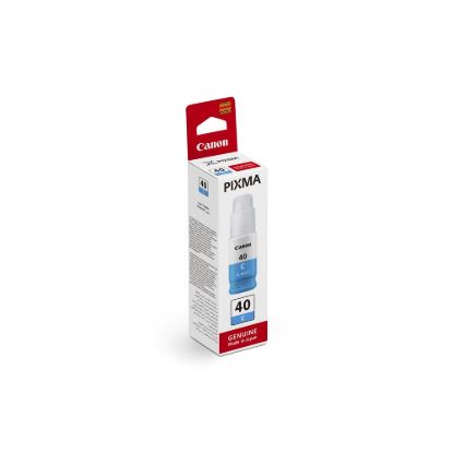 Obrázek Canon Cartridge GI- 40 C azurová pro PIXMA GM2040, G6040, G5040 (7 700 str.)
