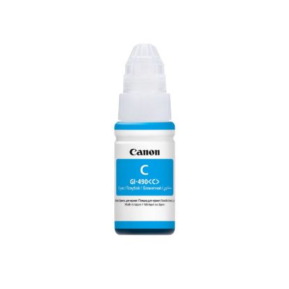 Obrázek Canon Cartridge GI- 490 azurová proPIXMA G1400, G1410, G2400, G2410, G3400, G3410, G4400, G4410 (7 000 str.)