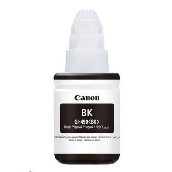 Obrázek Canon Cartridge GI- 490 černá pro PIXMA G 1400, 1410, 2400, 2410, 3400, 3410, 4400 a 4410 (6 000 str.)