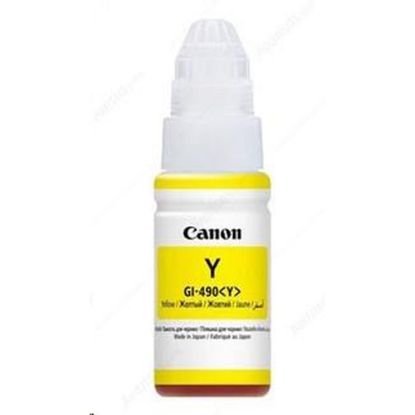 Obrázek Canon Cartridge GI- 490 žlutá proPIXMA G1400, G1410, G2400, G2410, G3400, G3410, G4400, G4410 (7 000 str.)