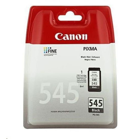 Obrázek Canon CARTRIDGE PG- 545 černá pro Pixma iP, Pixma MG, Pixma MX a Pixma TS 205, 305, 3151, 3451 (180 str.)