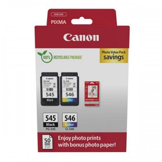Obrázek Canon CARTRIDGE PG- 545/ CL- 546 PVP pro PIXMA TR455x, MG2 x 50, MG255xS, TS205, TS305, TS335x (180 str.)
