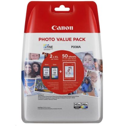 Obrázek Canon CARTRIDGE PG- 545XL/ CL- 546XL- fotopapír GP 501 multipack pro Pixma MG a Pixma TS 305, 3150, 3151 (400 str.)