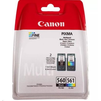 Obrázek Canon CARTRIDGE PG- 560/ CL- 561 PVP pro PIXMA TS535x, TS535xa, TS745x, TS745xi (180 str.)