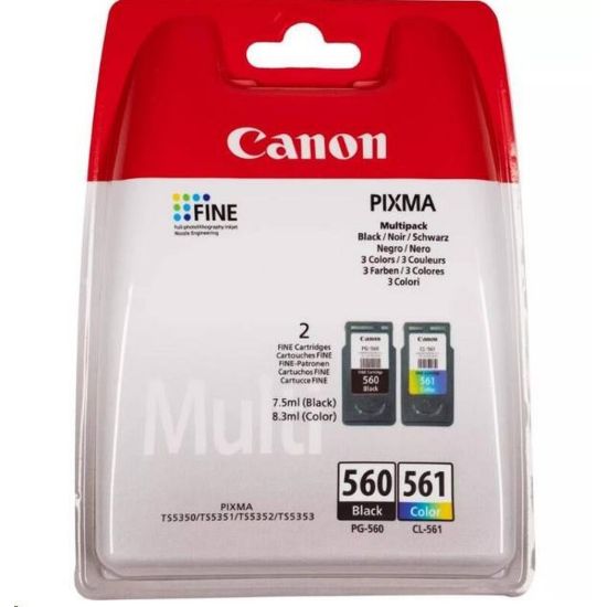 Obrázek Canon CARTRIDGE PG- 560/ CL- 561 PVP pro PIXMA TS535x, TS535xa, TS745x, TS745xi (180 str.)
