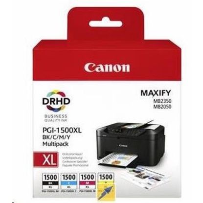 Obrázek Canon CARTRIDGE PGI- 1500XL multipack pro Maxify MB2050, MB2150, MB2350, MB2750 a MB2755 ( 780 str.)
