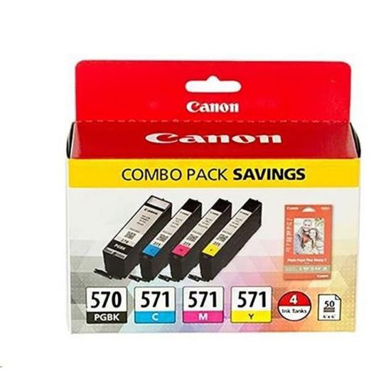 Obrázek CANON CARTRIDGE PGI- 570/ CLI- 571 PGBK/ C/ M/ Y/ BK MULTI- PACK pro PIXMA MG575x, MG685x, MG775x, TS505x, TS605x…
