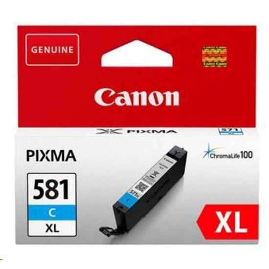 Obrázek Canon CARTRIDGE PGI- 580XL azurová pro PIXMA TS615x, TS625x, TS635x, TR7550, TS815x (519 str.)