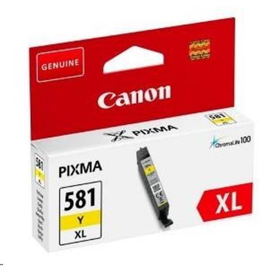 Obrázek Canon CARTRIDGE PGI- 580XL žlutá pro PIXMA TS615x, TS625x, TS635x, TR7550, TS815x (518 str.)