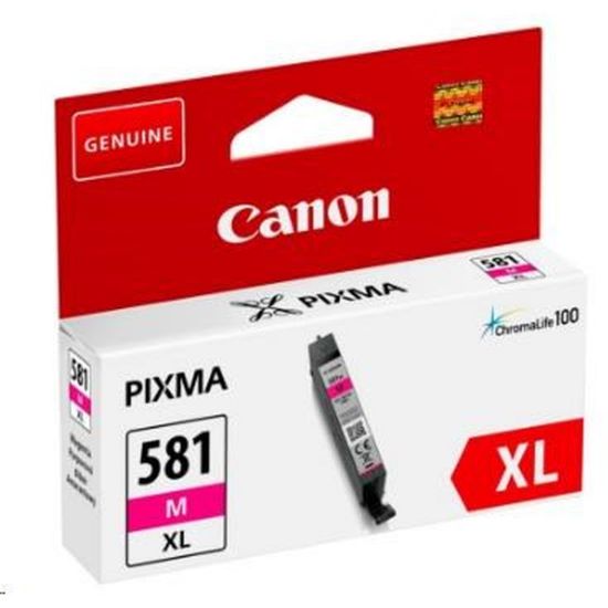 Obrázek Canon CARTRIDGE PGI- 581XL purpurová pro PIXMA TS615x, TS625x, TS635x, TR7550, TS815x (466 str.)