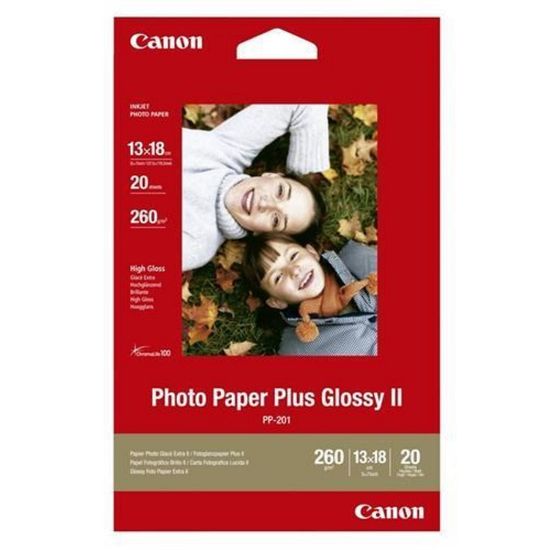 Obrázek Canon Fotopapír PP- 201 13 x 18cm, lesklý, 20 listů, 275g/ m
