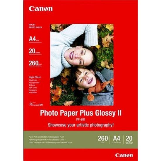 Obrázek Canon fotopapír PP- 201 A4, 20ks, lesklý, 275g/ m