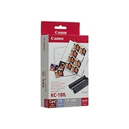 Obrázek Canon KC18IL papír 22 x 17, 3mm 18ks do termosublimační tiskárny