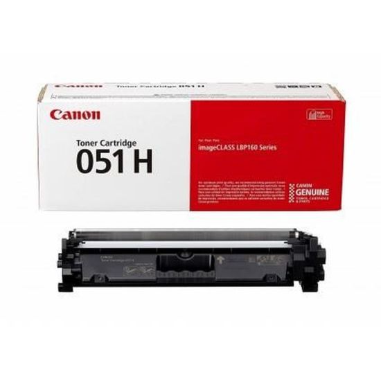 Obrázek Canon LASER TONER CRG 051H černý pro LBP162dw, MF269dw, MF267dw, MF264dw (4100 str.)
