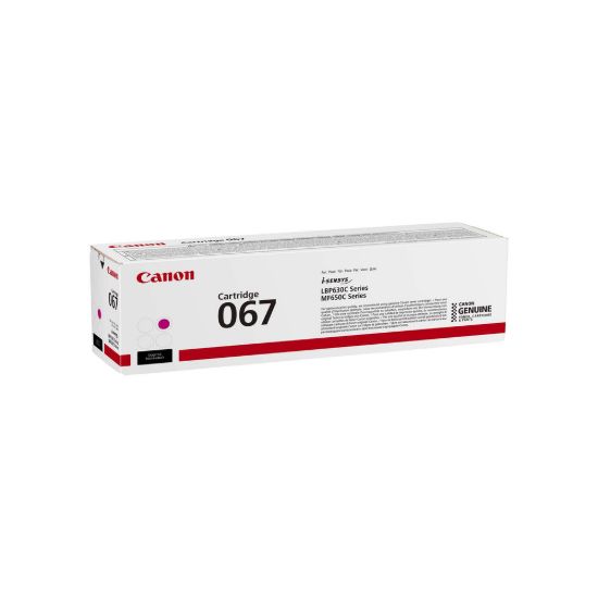 Obrázek Canon TONER 067 purpurová pro i- SENSYS LBP631Cw, LBP633Cdwa, MF651Cw, MF655Cdw, MF657Cdw (1250 str.)