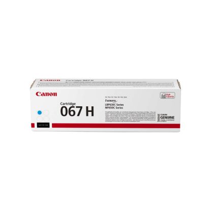 Obrázek Canon TONER 067H azurová i- SENSYS LBP631Cw, LBP633Cdw, MF651Cw, MF655Cdw, MF657Cdw (2350 str.)
