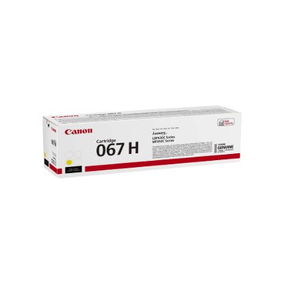 Obrázek Canon TONER 067H žlutá pro i- SENSYS LBP631Cw, LBP633Cdwa, MF651Cw, MF655Cdw, MF657Cdw (2350 str.)