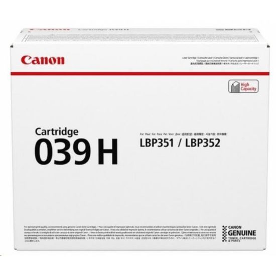 Obrázek Canon TONER CRG 039 černý pro i- Sensys LBP 351 a 352 (11 000 str.)