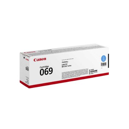 Obrázek Canon TONER CRG 069 C azurová pro LBP673Cdw, MF752Cdw, MF754Cdw, MF752Cdw II a MF754Cdw II (1 900 str.)