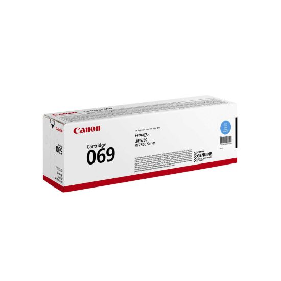 Obrázek Canon TONER CRG 069 C azurová pro LBP673Cdw, MF752Cdw, MF754Cdw, MF752Cdw II a MF754Cdw II (1 900 str.)