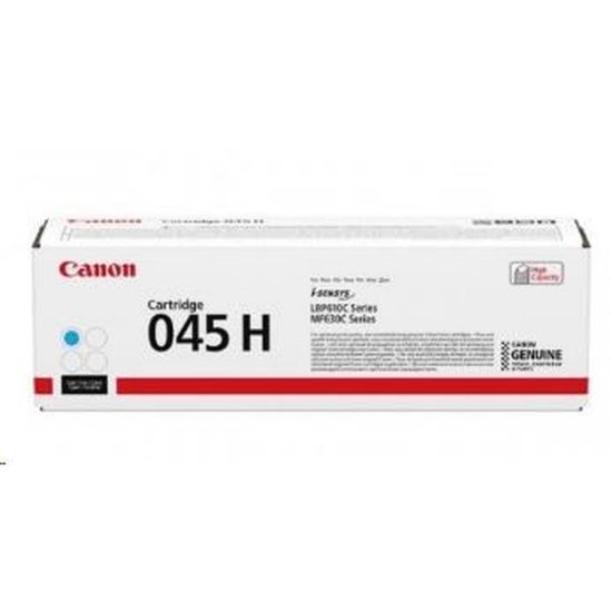 Obrázek Canon TONER CRG- 045H C azurový pro i- SENSYS LBP611Cn, LBP613Cdw, MF631Cn, MF633Cdw, MF635Cx (2200 str.)