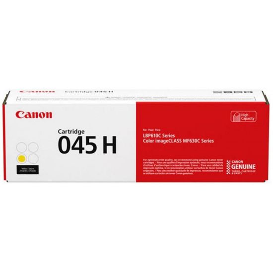 Obrázek Canon TONER CRG- 045H Y žlutá pro i- SENSYS LBP611Cn, LBP613Cdw, MF631Cn, MF633Cdw, MF635Cx (2200 str.)