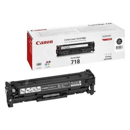 Obrázek Canon TONER CRG- 718 BK černý TWIN- PACK pro i- Sensys LBP7200CDN, LBP7210Cdn, LBP7660CDN, LBP7680CX, MF724Cdw…