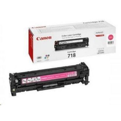 Obrázek Canon TONER CRG- 718M purpurová pro i- Sensys LBP7200CDN, LBP7210Cdn, LBP7660CDN, LBP7680CX, MF724Cdw, (2 900 str.)