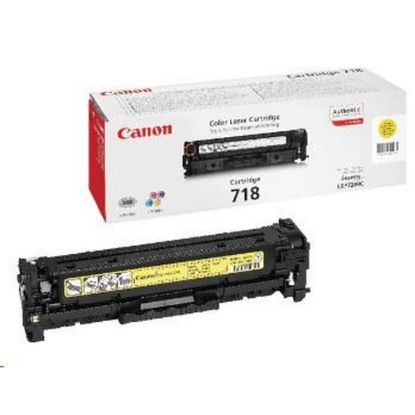 Obrázek Canon TONER CRG- 718Y žlutý pro i- Sensys LBP7200CDN, LBP7210Cdn, LBP7660CDN, LBP7680CX, MF724Cdw, MF728Cdw (2 900 str.)
