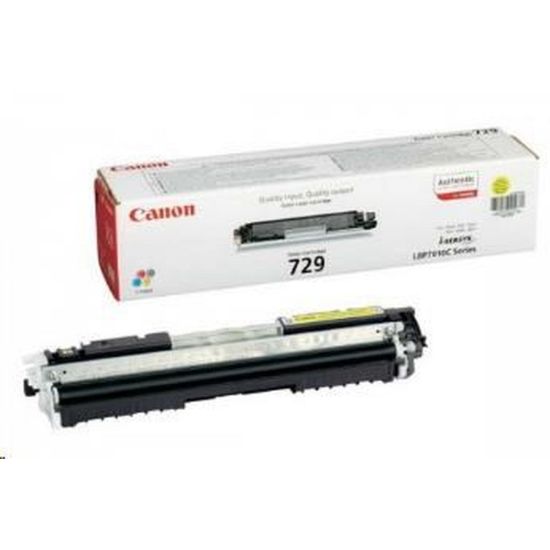 Obrázek Canon TONER CRG- 729Y žlutý pro i- Sensys LBP7010C , LBP7010C, LBP7018C (1 000 str.)