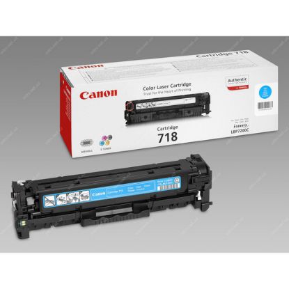 Obrázek Canon TONER cyan CRG- 718C azurový pro i- Sensys LBP7200CDN, LBP7210Cdn, LBP7660CDN, LBP7680CX, MF724Cdw (2 900 str.)