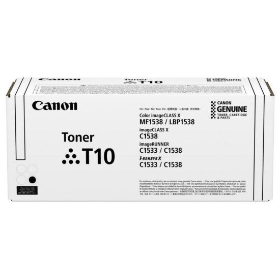 Obrázek CANON TONER T10 BLACK pro i- SENSYS X C1533i, C1533iF, C1538i, C1538Fi (13 000 str.)