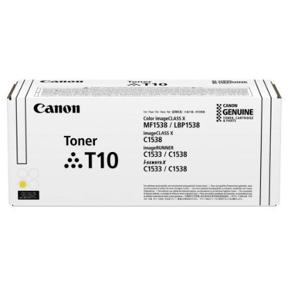 Obrázek CANON TONER T10 YELLOW pro i- SENSYS X C1533i, C1533iF, C1538i, C1538Fi (10 000 str.)