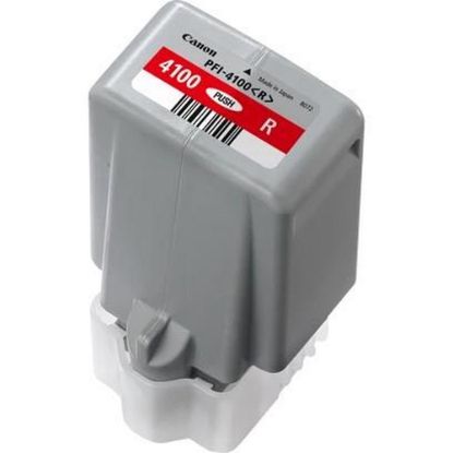 Obrázek CANON Zásobník inkoustu PFI- 4100 pro imagePROGRAF PRO- 1100, Red (80ml)