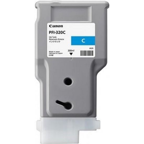 Obrázek CanonCartridge PFI- 320 azurová 300ml, pro TM 20x, 20x MFP L24ei, 30x, 30x MFP L36ei