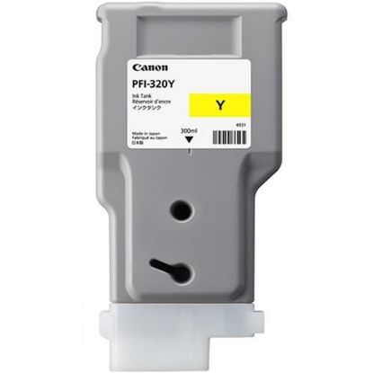Obrázek CanonCartridge PFI- 320 žlutá 300ml, pro TM 20x, 20x MFP L24ei, 30x, 30x MFP L36ei