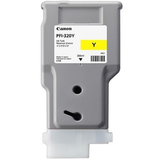 Obrázek CanonCartridge PFI- 320 žlutá 300ml, pro TM 20x, 20x MFP L24ei, 30x, 30x MFP L36ei