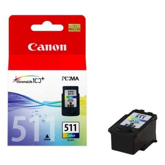 Obrázek Canon CARTRIDGE CL- 511 barevná pro PIXMA iP2700, MP2 x 0, MP49x, MX3 x 0, MX410, MX420 (245 str.)