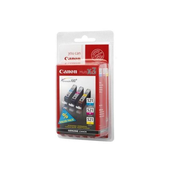 Obrázek Canon CARTRIDGE CLI- 526 C/ M/ Y/ BK Value pack + fotopapír pro PIXMA IP4 x 50, MX8 x 5, MG5 x 50, IX6550 (437 str.)
