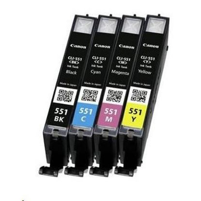 Obrázek Canon CARTRIDGE CLI- 551 multi pack pro Pixma iP, Pixma iX, Pixma MG a Pixma MX 6850, 725x, 925, 8750 (300 str.)